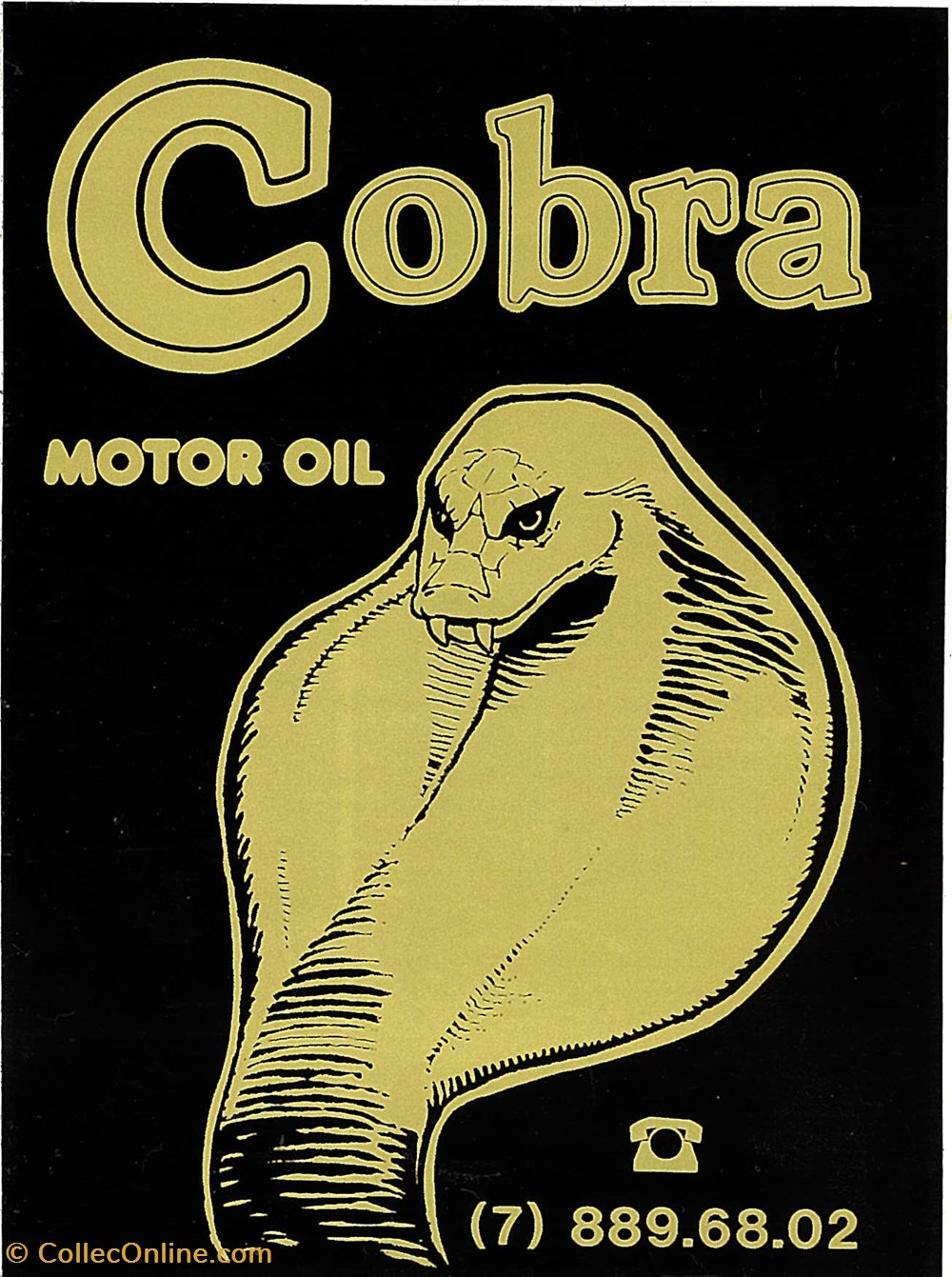 Autocollant\Pétrolier\Cobra objets publicitaires autocollant petrolier cobra