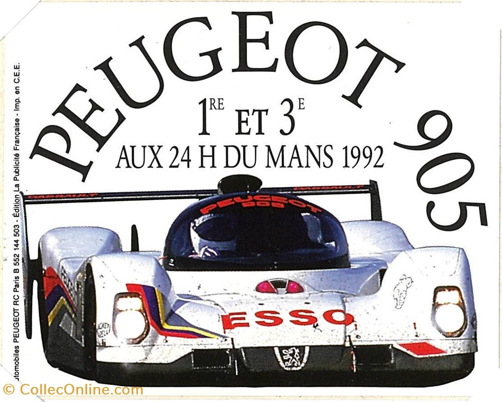 Autocollant\Constructeur\Peugeot objets publicitaires autocollant constructeur peugeot