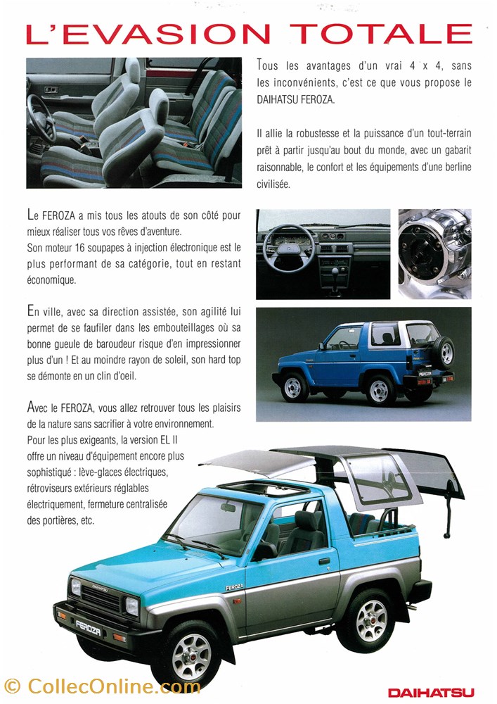 diver documents plaquettes commerciales constructeur daihatsu