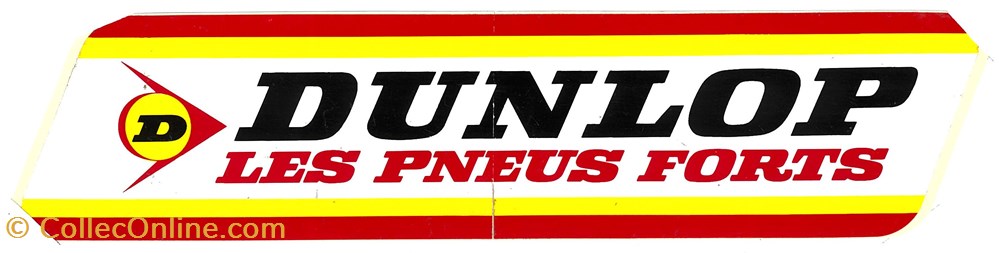 objets publicitaires autocollant equipementier dunlop