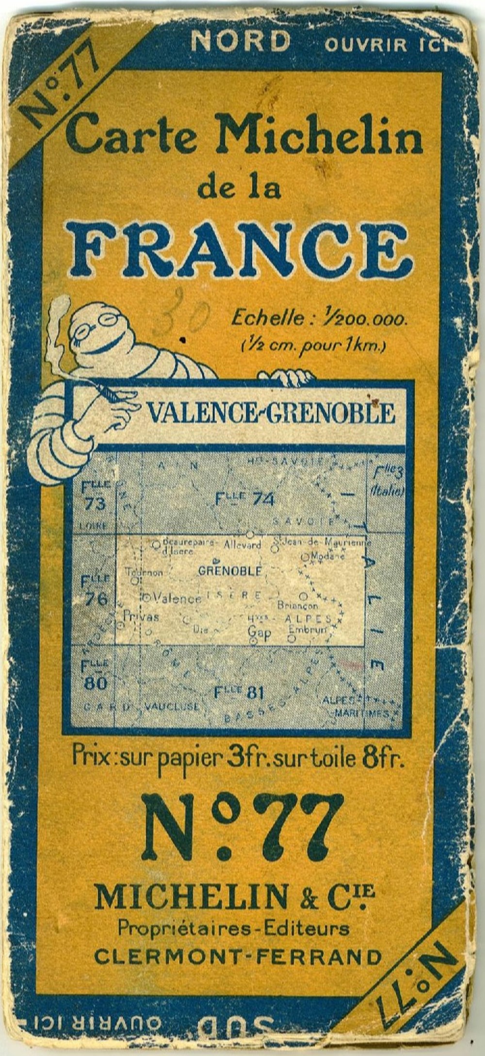 Documents\cartes routières\Michelin anciens documents cartes routieres michelin