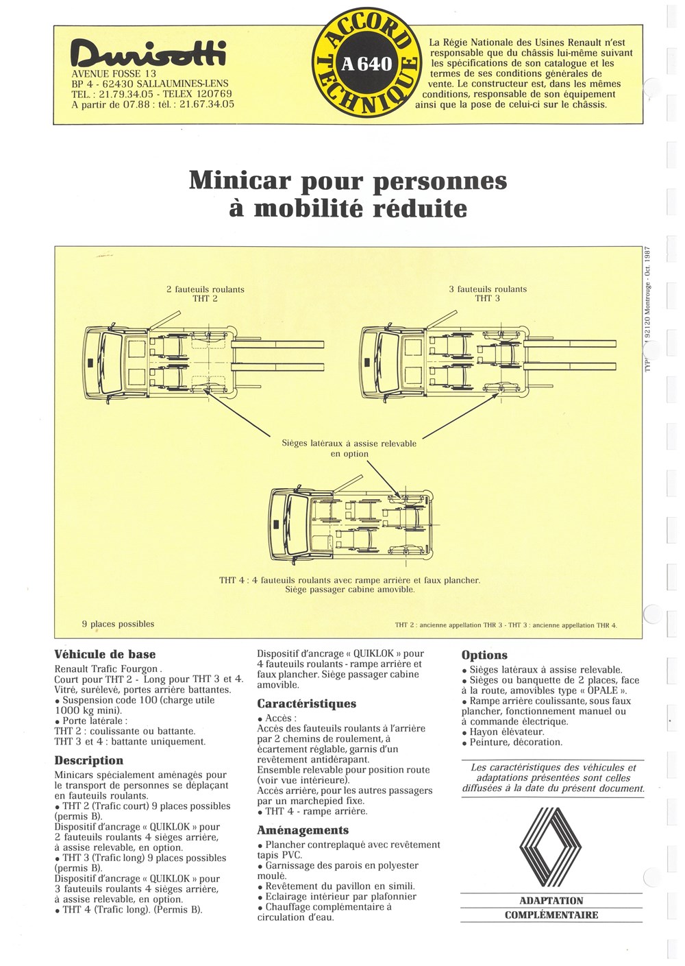 divers documents plaquettes commerciales carrossier durisotti