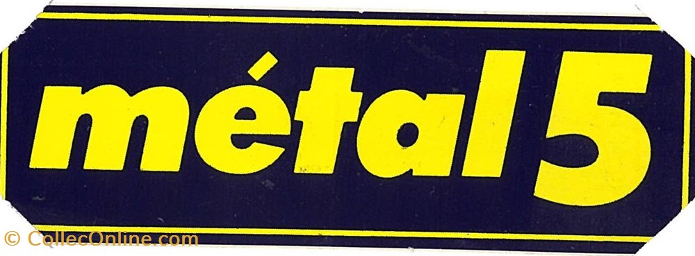 Autocollant\Pétrolier\Métal 5 objets publicitaires autocollant petrolier metal 5