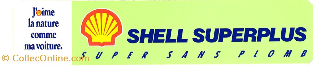 Autocollant\Pétrolier\Shell objets publicitaires autocollant petrolier shell