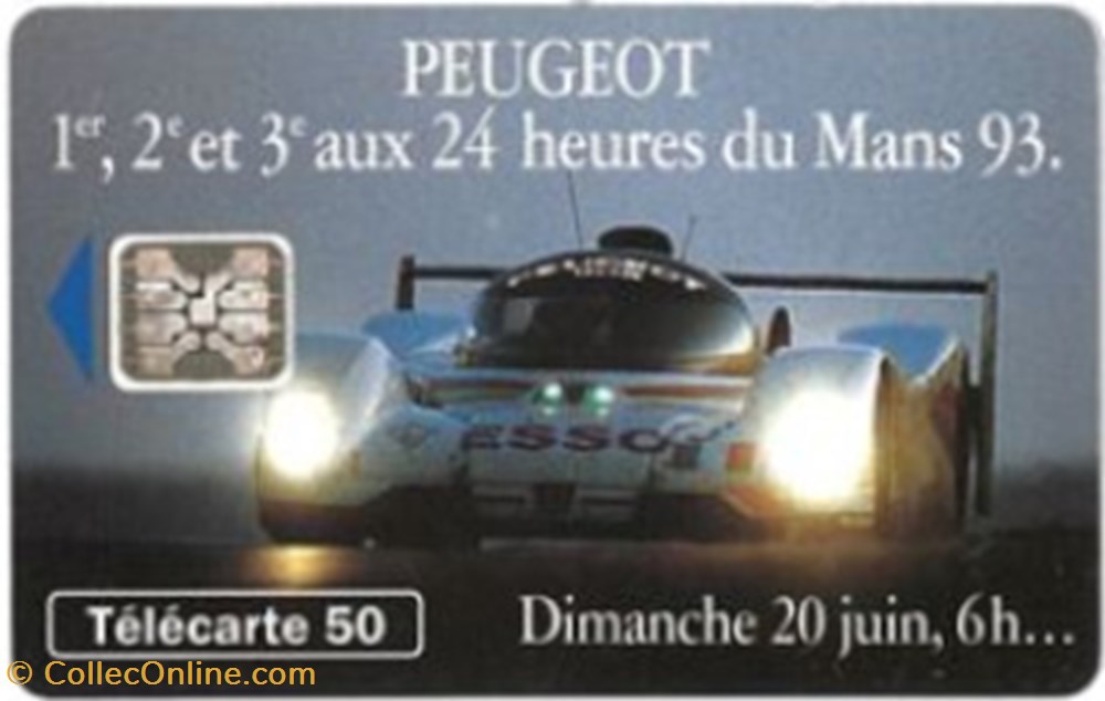 divers telecartes cartes telephoniques telecarte peugeot