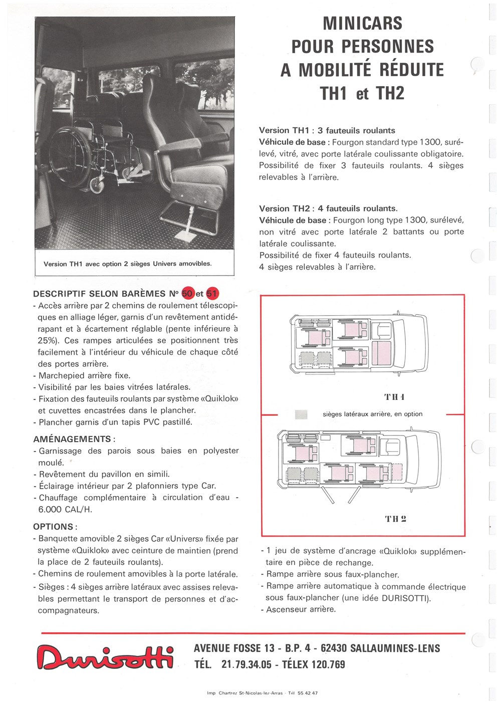divers documents plaquettes commerciales carrossier durisotti