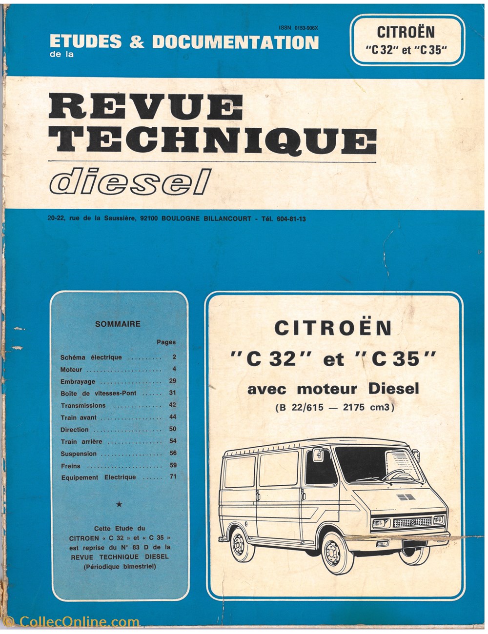 anciens planches plans documents revue techniques rta