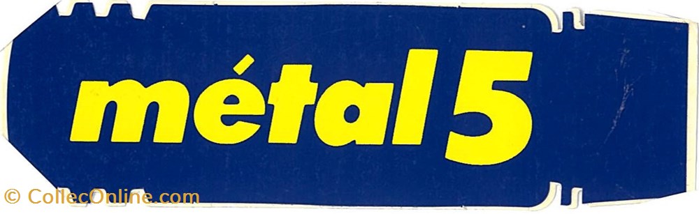 Autocollant\Pétrolier\Métal 5 objets publicitaires autocollant petrolier metal 5