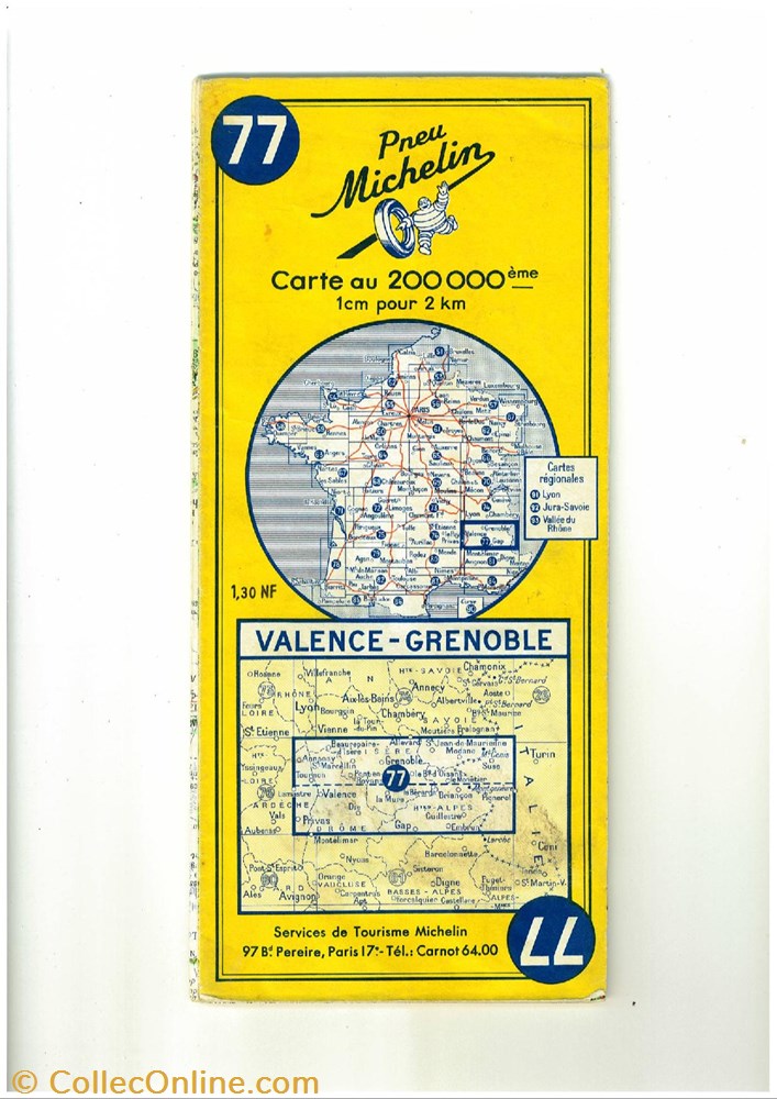 Documents\cartes routières\Michelin vieux papier documents cartes routieres michelin