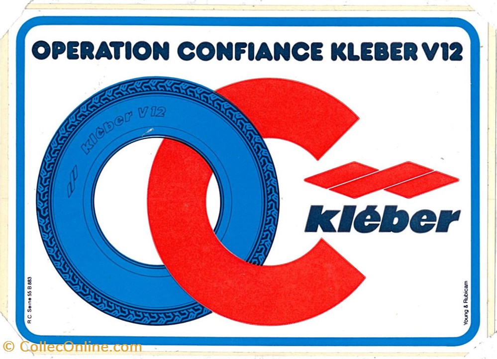 Autocollant\Equipementier\Kléber objets publicitaires autocollant equipementier kleber