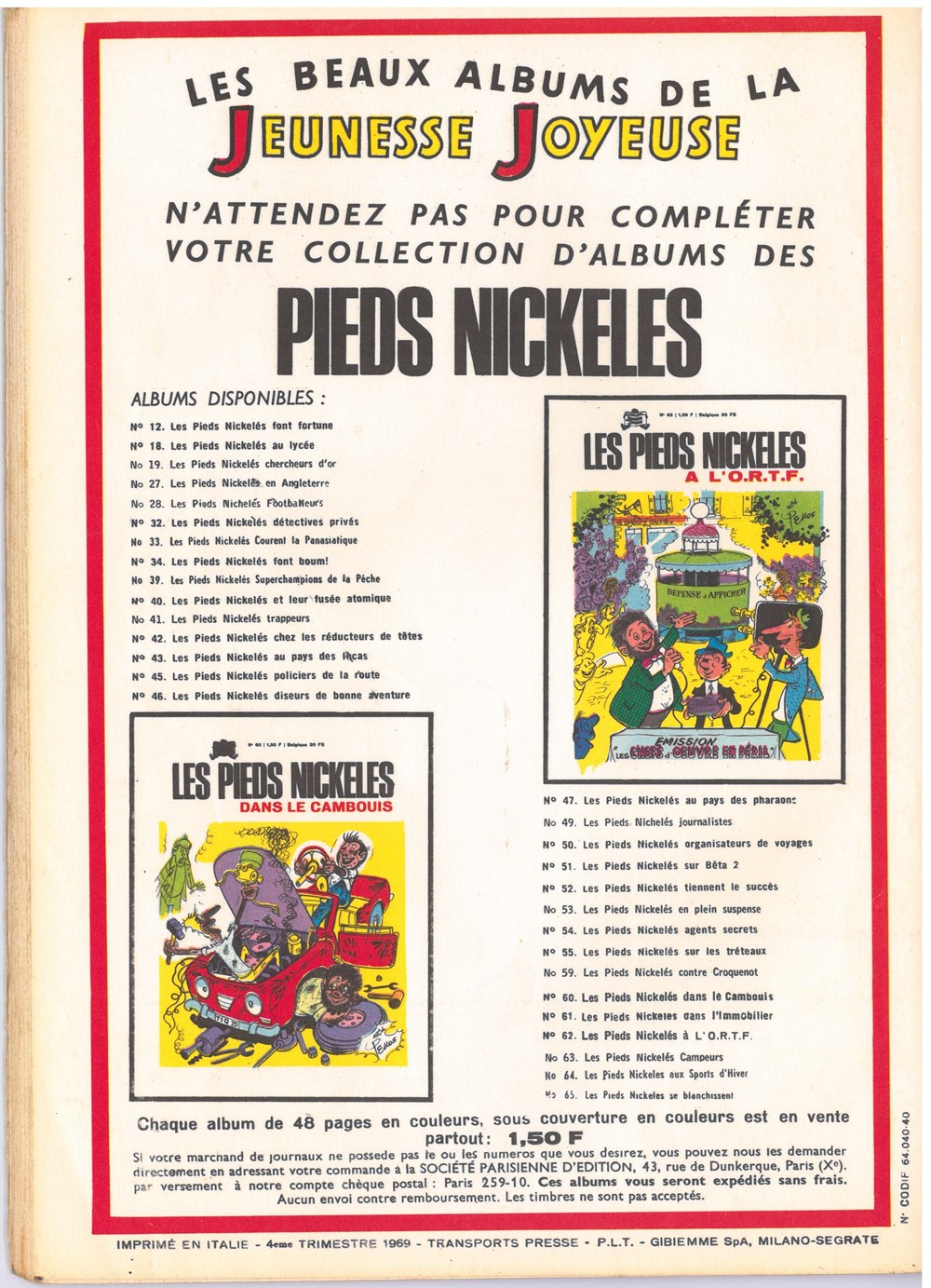 Bibi Fricotin 78 4 trim 69 livres bd revues bandes dessinees bibi fricotin 78 4 trim 69