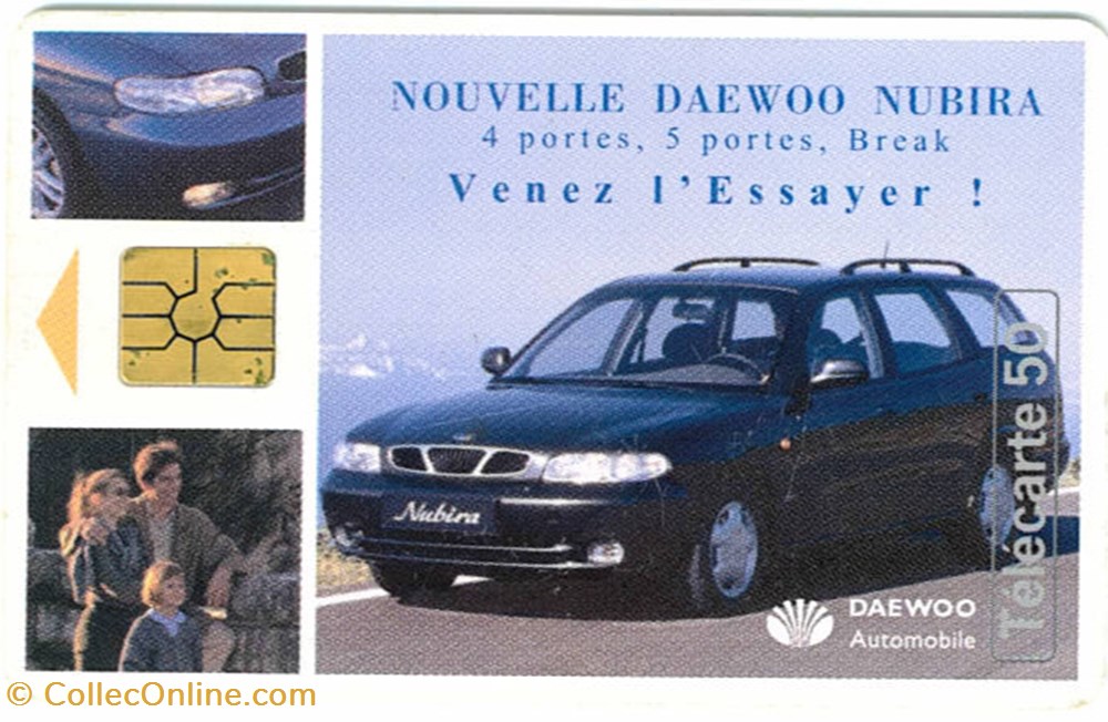 Télécarte\Daewoo diver telecarte daewoo