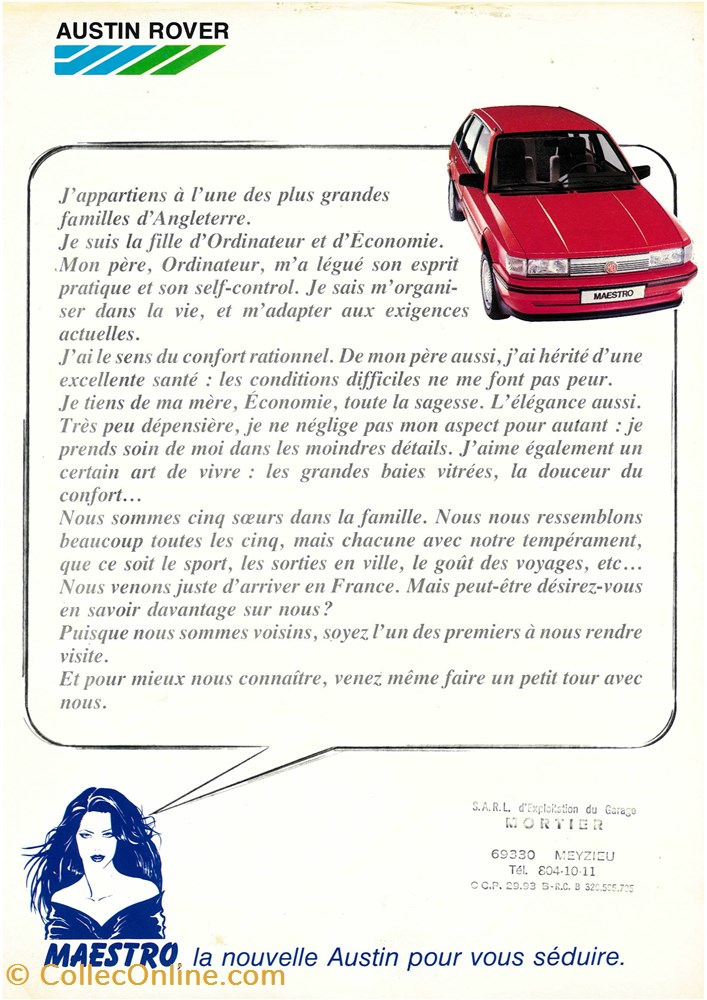 Publicité vieux papier publicite