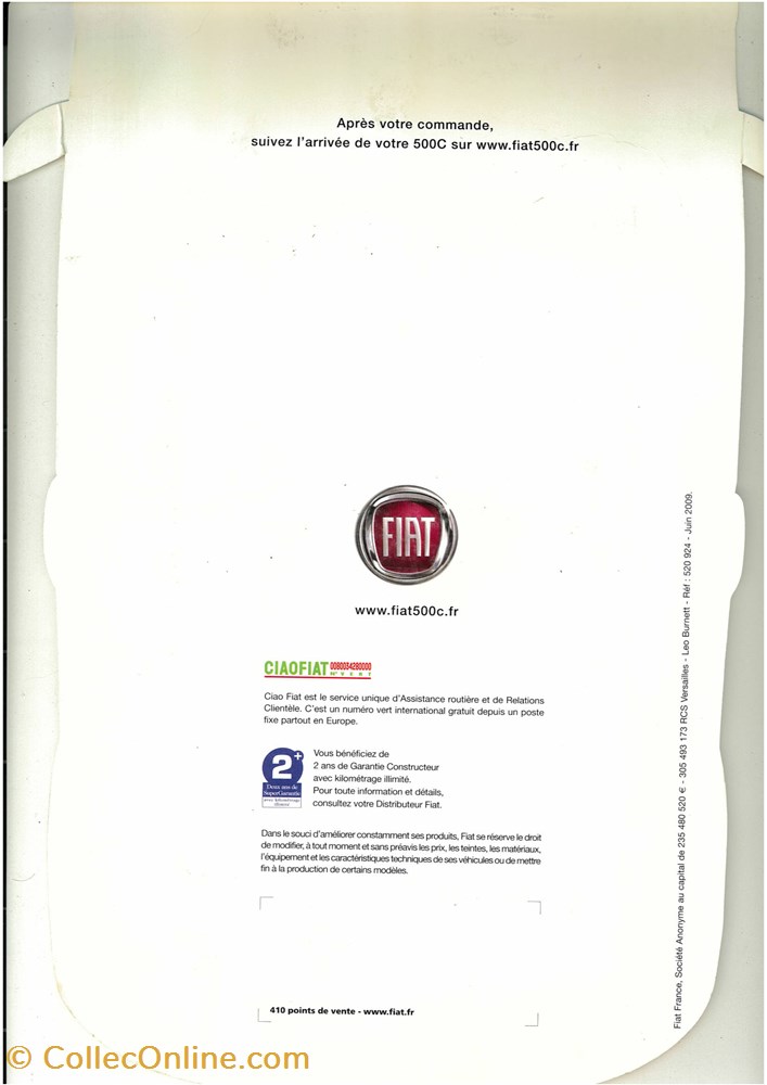 diver documents plaquettes commerciales constructeur fiat