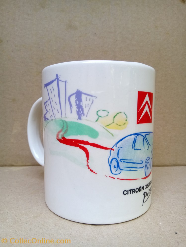 diver art de la table mug porcelaine constructeur citroen