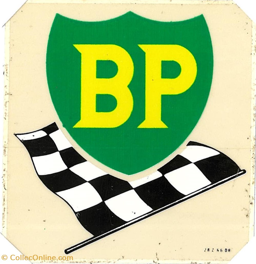 Autocollant\Pétrolier\B.P. objets publicitaires autocollant petrolier b p
