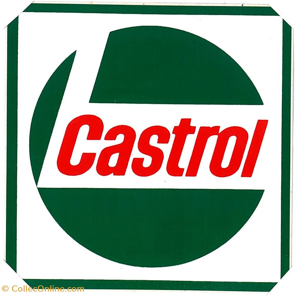 Autocollant\Pétrolier\Castrol objets publicitaires autocollant petrolier castrol