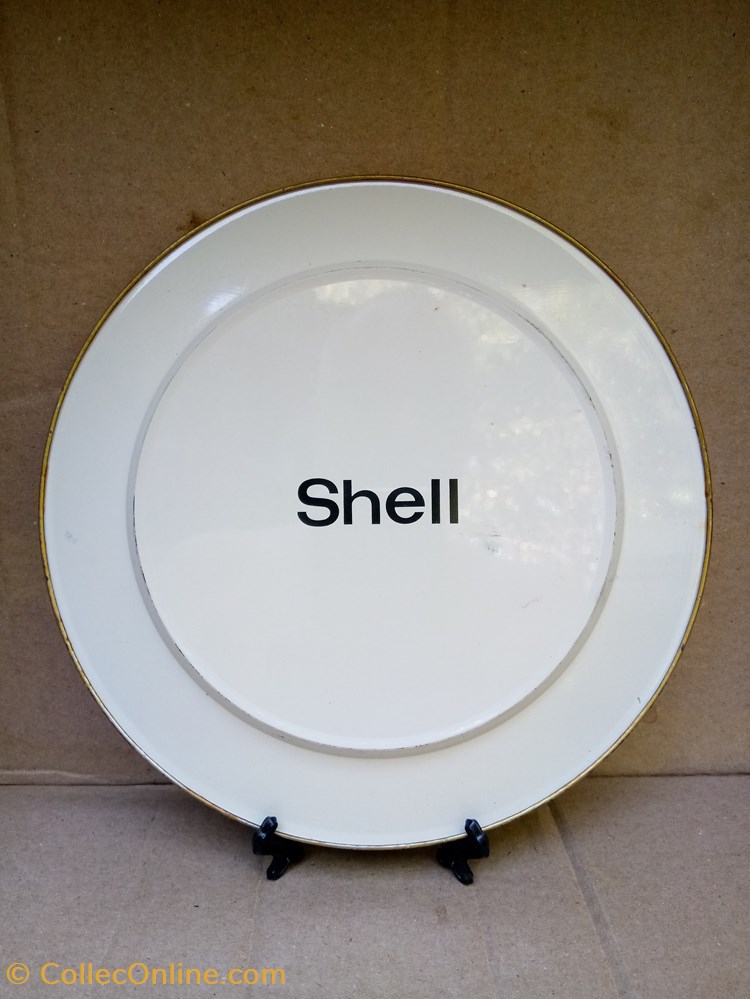 Décoration\assiette\pétrolier\Shell diver decoration assiette petrolier shell