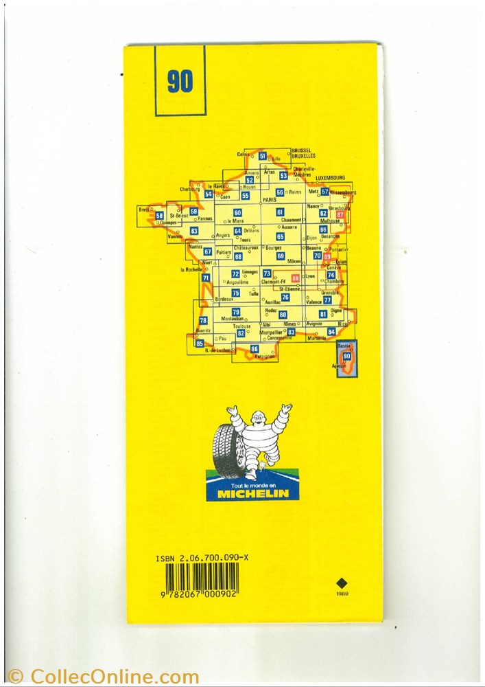 Documents\cartes routières\Michelin vieux papier documents cartes routieres michelin