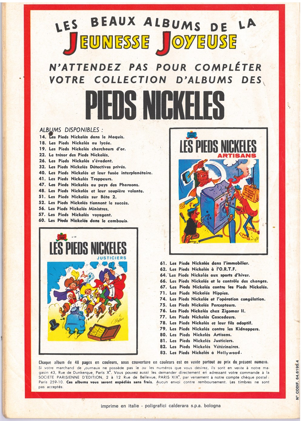 Bibi Fricotin 66 4 trim 74 livres bd revues bandes dessinees bibi fricotin 66 4 trim 74