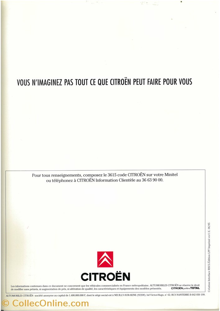 diver documents plaquettes commerciales constructeur citroen