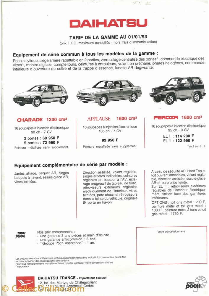 diver documents plaquettes commerciales constructeur daihatsu