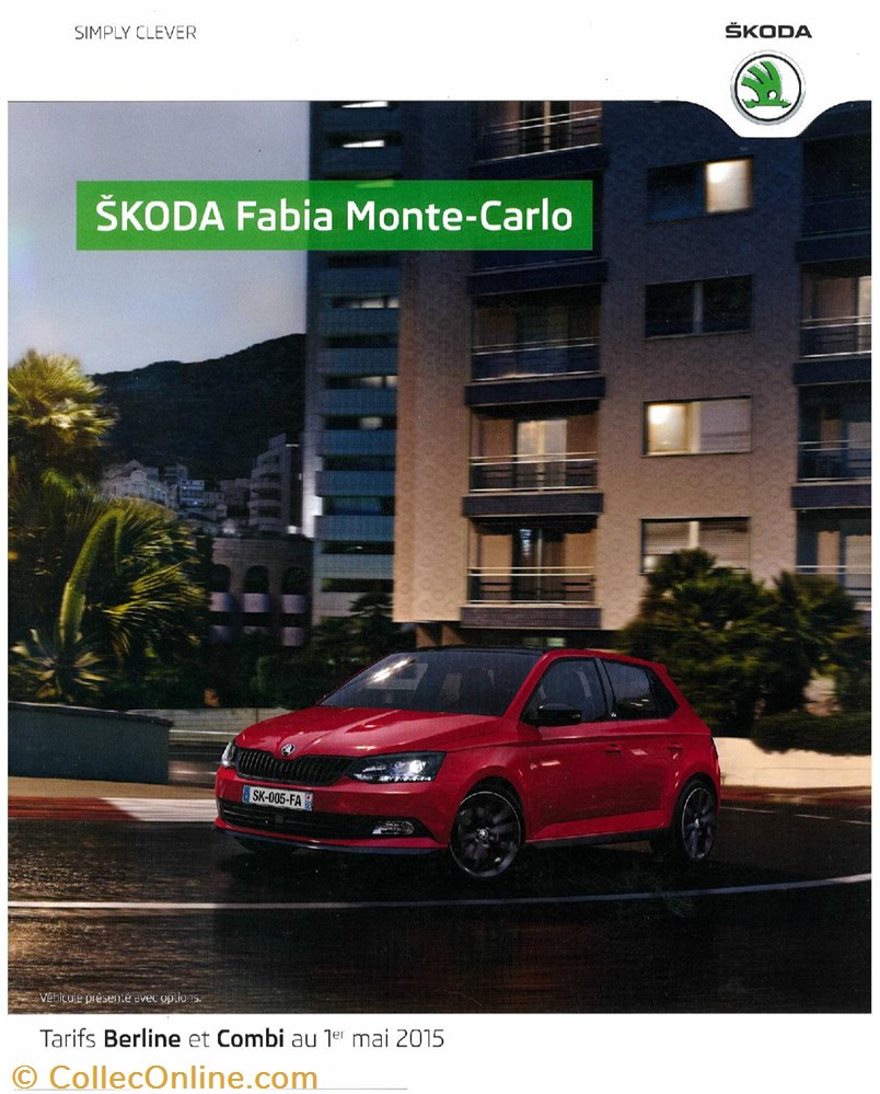 diver documents plaquettes commerciales constructeur skoda