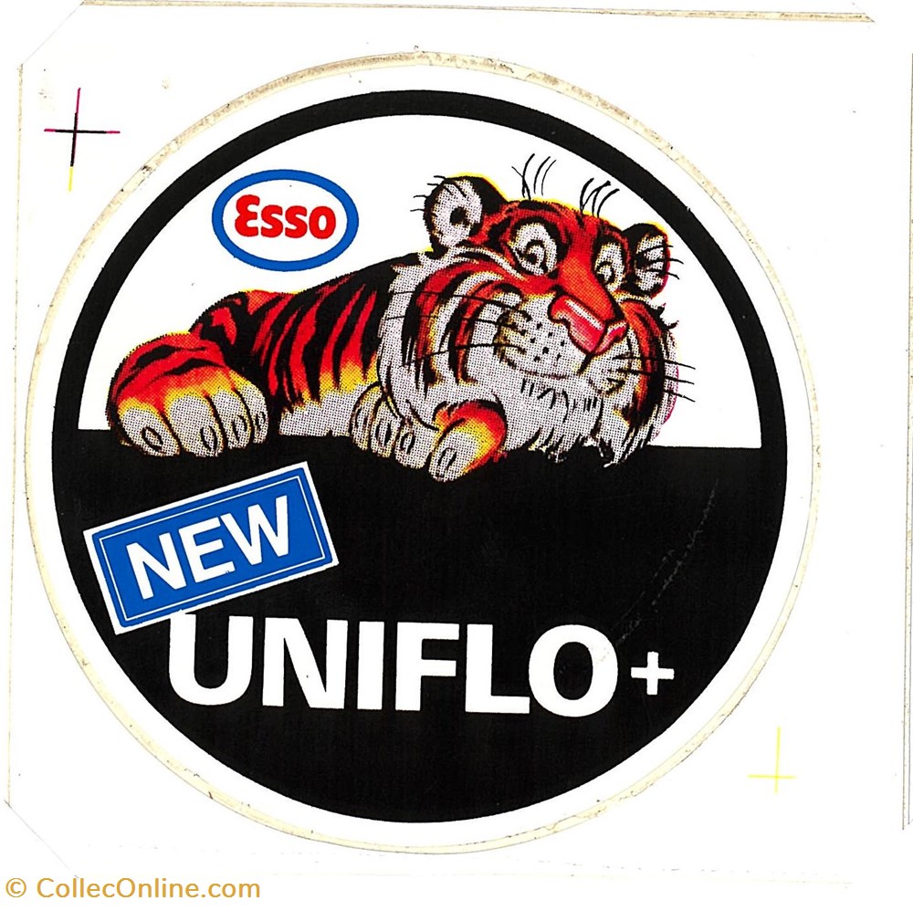 Autocollant\Pétrolier\ESSO objets publicitaires autocollant petrolier esso