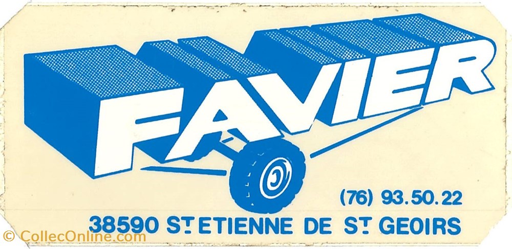 objets publicitaires autocollant constructeur remorque