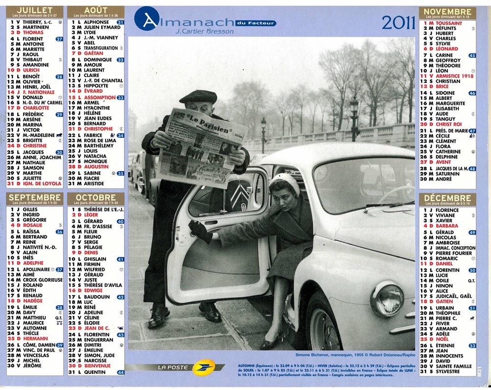 anciens calendriers documents calendrier la poste