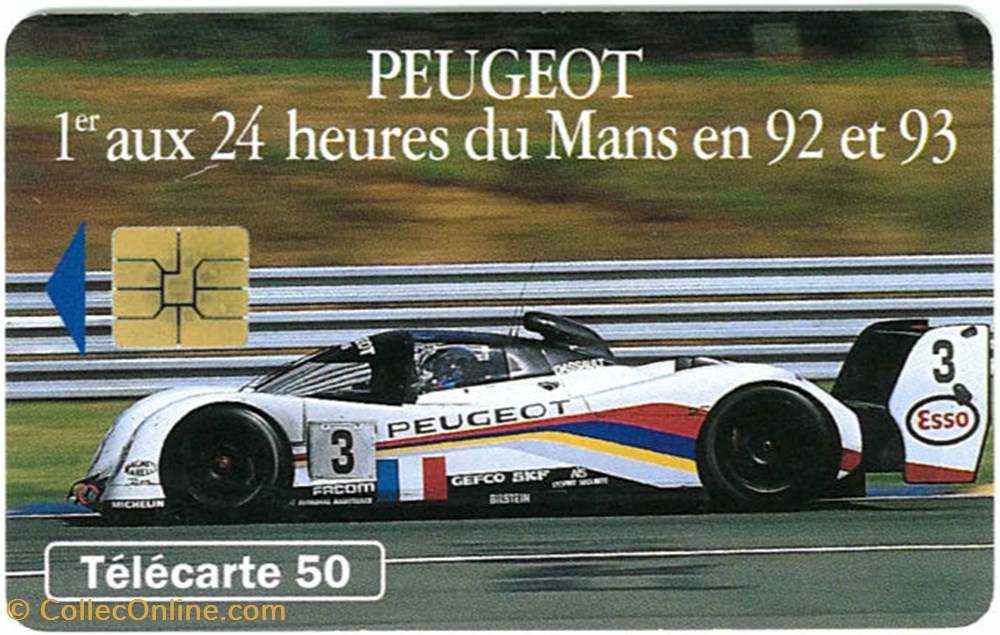 Télécarte\Peugeot diver telecarte peugeot