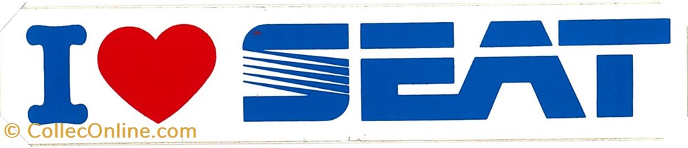 objets publicitaires autocollant constructeur seat