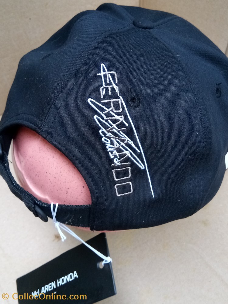 vetement accessoire textile casquette ecurie f1 mclaren honda