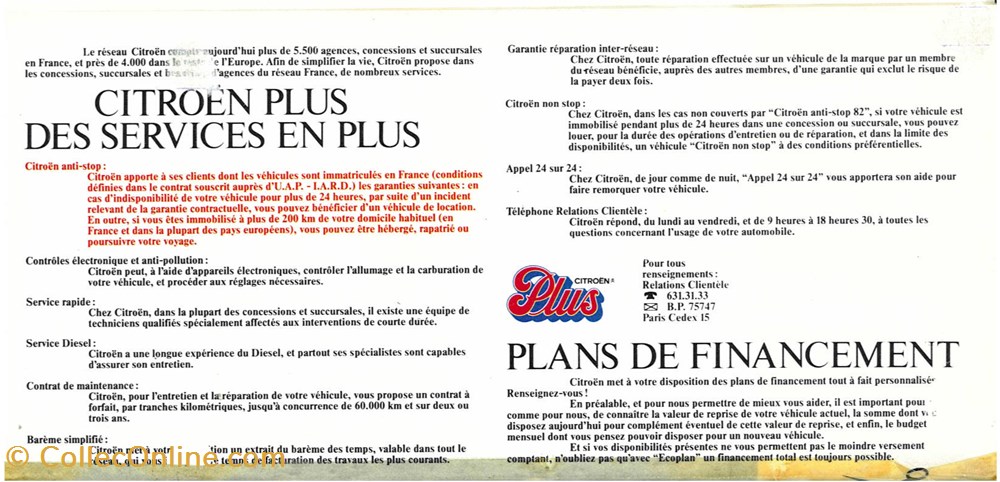 diver documents plaquettes commerciales constructeur citroen