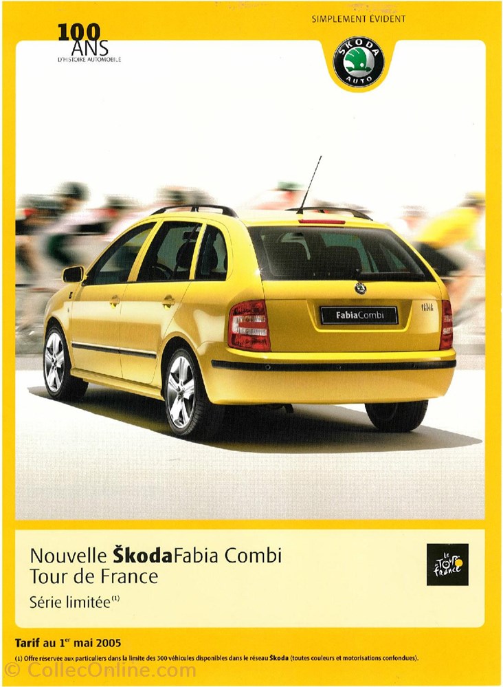 diver documents plaquettes commerciales constructeur skoda