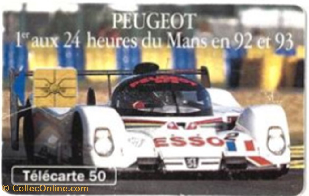 divers telecartes cartes telephoniques telecarte peugeot