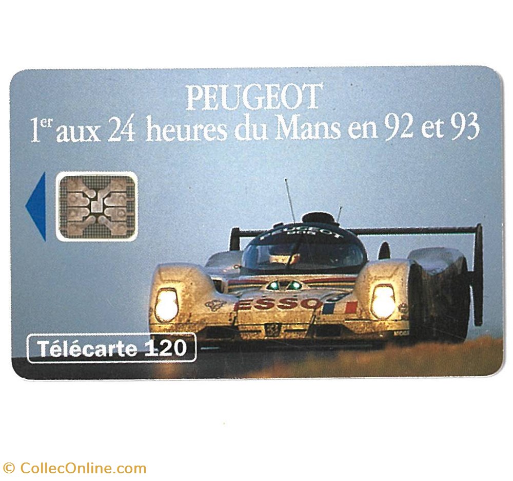divers telecartes cartes telephoniques telecarte peugeot