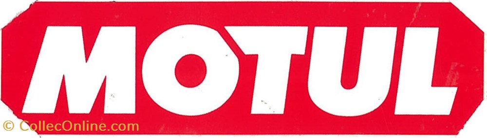 objets publicitaires autocollant petrolier motul