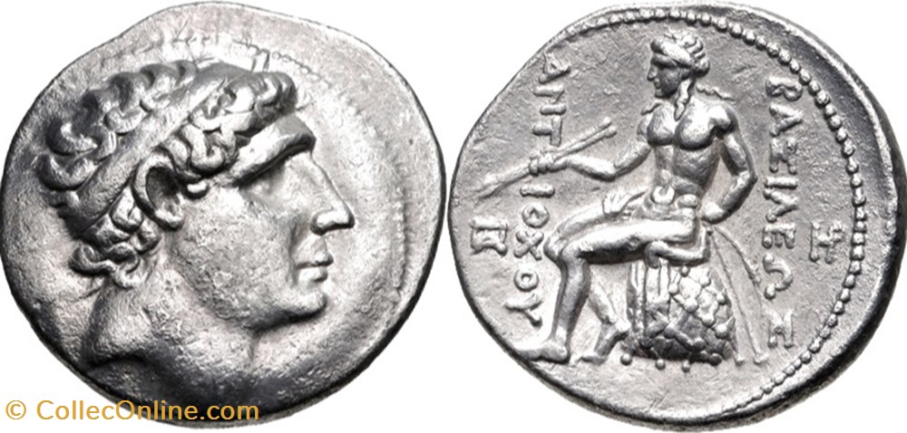 Seleukid Empire; Antiochos I Soter. monnaies antiquite av jc ap seleukid empire antiochos i soter