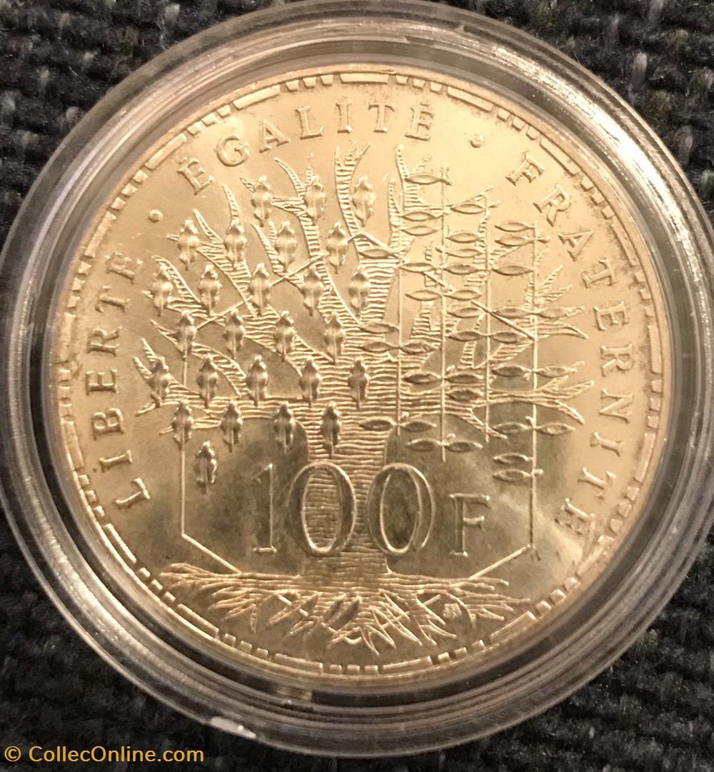 100 Frs Panthéon 1982 monnaies france modernes 100 frs pantheon 1982