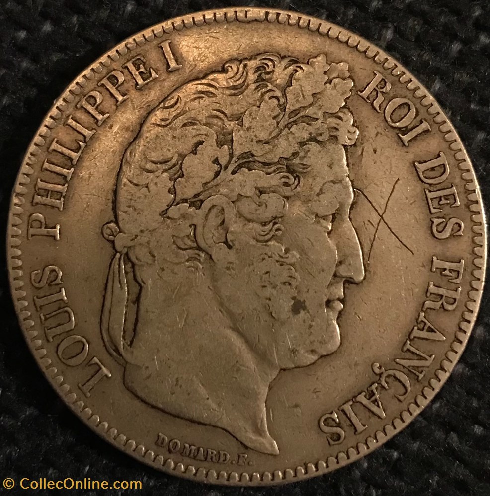 LOUIS PHILIPPE Ier 1843W monnaies france a modernes louis philippe ier 1843w