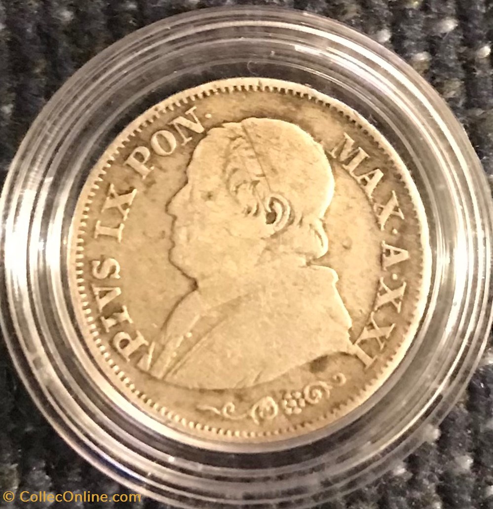 10 Soldi 1866 monnaies monde vatican 10 soldi 1866