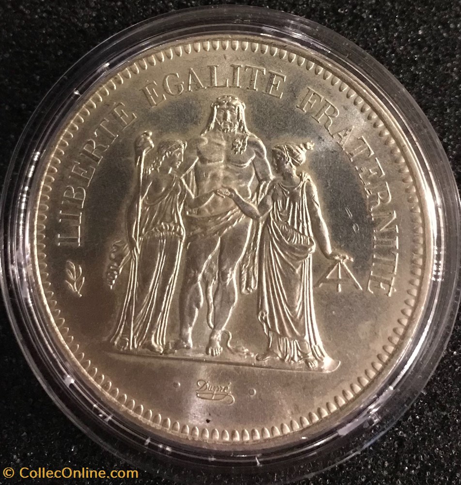 50 Frs Hercule 1975 monnaies france a modernes 50 frs hercule 1975