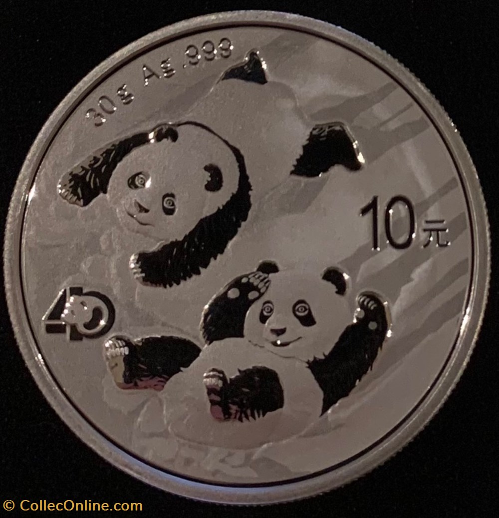 PANDA 2022 monnaies monde chine panda 2022