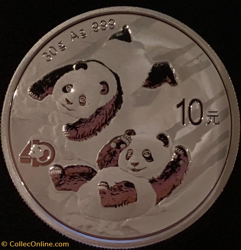 PANDA 2022 monnaies monde chine panda 2022