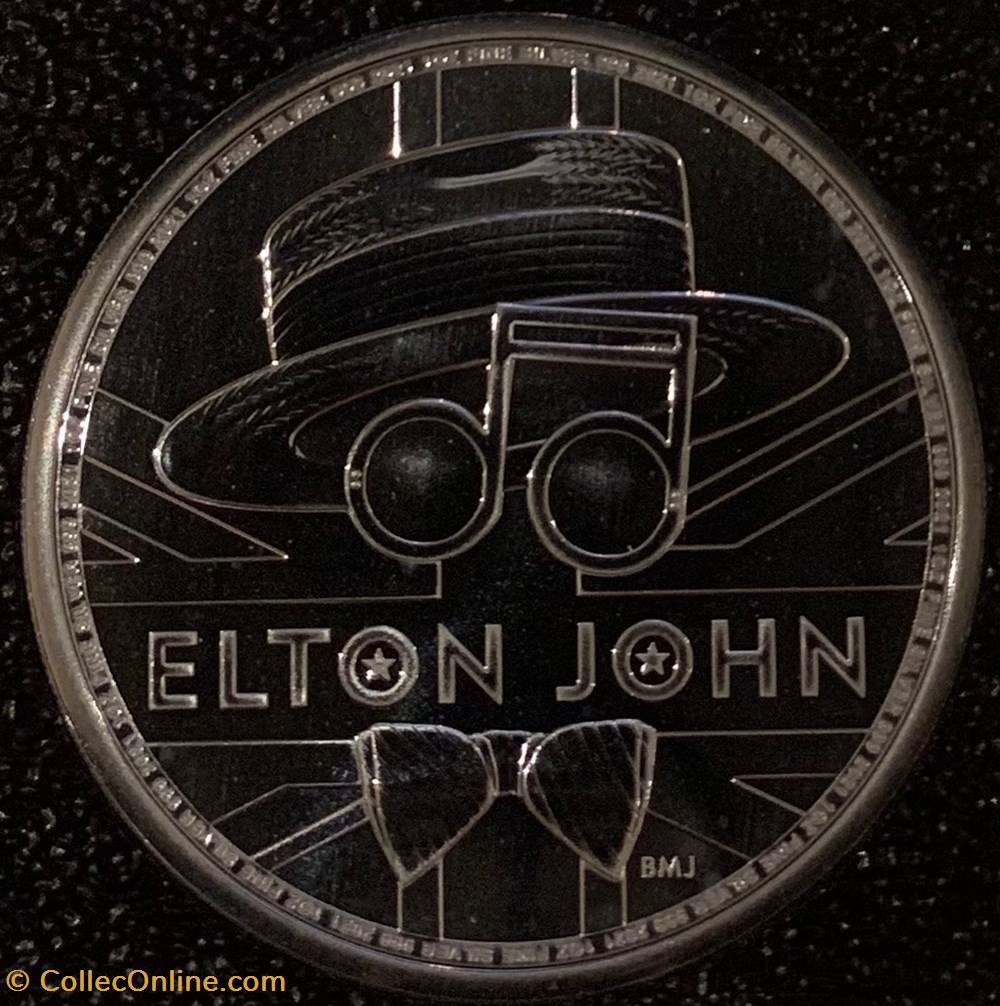 ELTON JOHN 2021 monnaies monde royaume uni elton john 2021