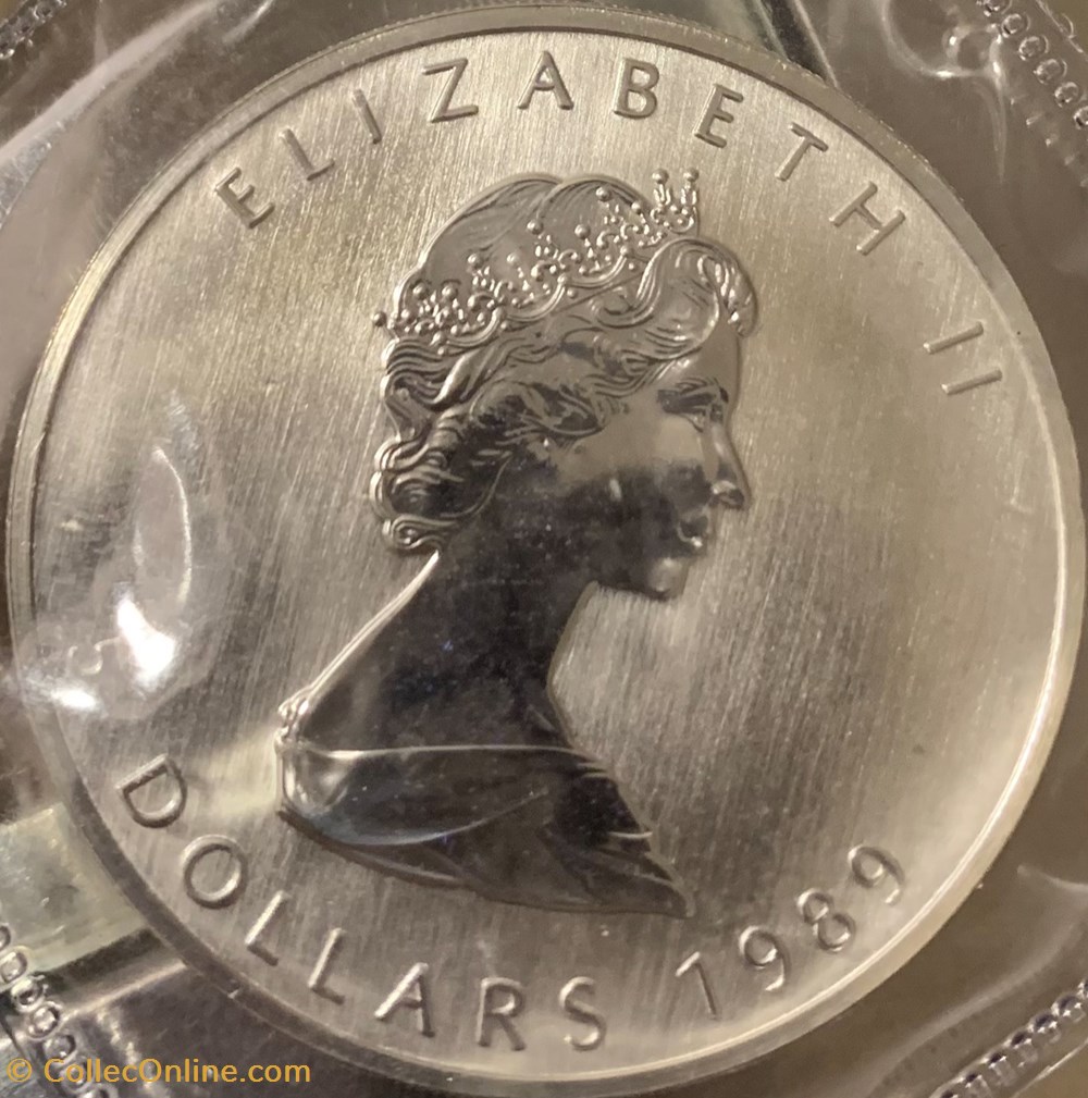 CANADA MAPLE LEAF 1989 monnaies monde canada maple leaf 1989