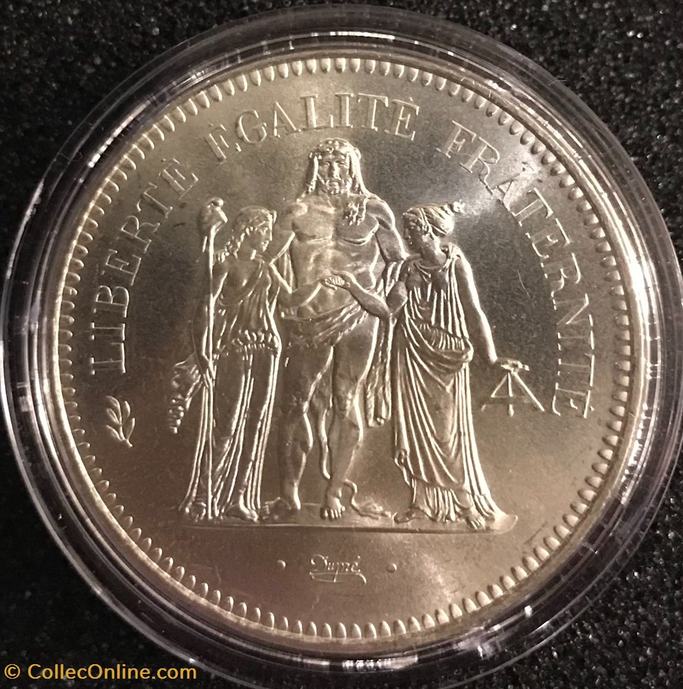 50 Frs Hercule 1975 monnaies france a modernes 50 frs hercule 1975