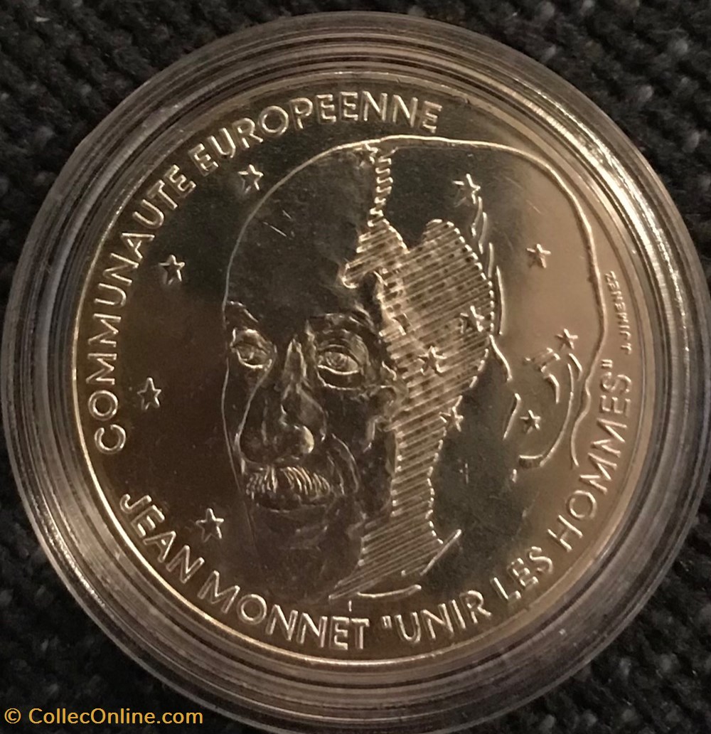 monnaies france modernes 100 frs 1992 jean monnet