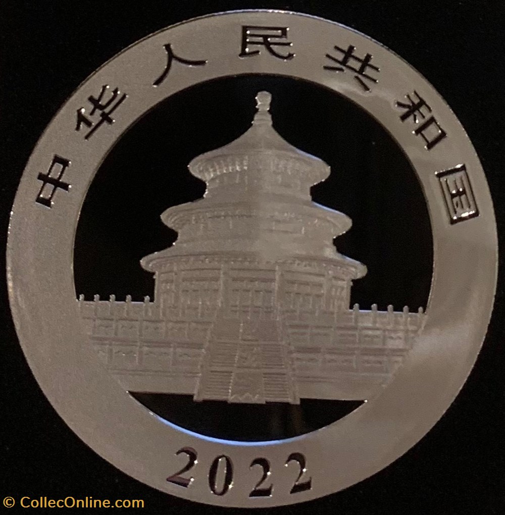 PANDA 2022 monnaies monde chine panda 2022